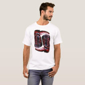 カウボーイブーツカントリーイン&ヤンバランスシンボル Tシャツ (正面フル)