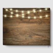 カウボーイブーツサンフラワーウェスタン結婚ズ ゲストブック (裏面)