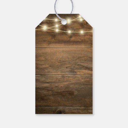 カウボーイブーツサンフラワーウェスタン結婚式の引き出物 ギフトタグ (裏面)