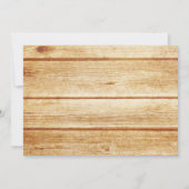 カウボーイブーツサンフラワーブライダルシャワー招待 招待状 (裏面)