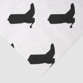 カウボーイブーツスパウシルエットパターンバンダナトリム 薄葉紙 (詳細)