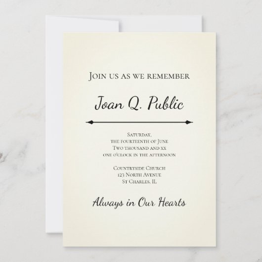 カウボーイブーツデイジーウェスタンお祝いオブライフ 招待状 (裏面)