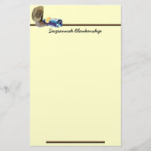 カウボーイブーツハットグローブスチルライフフォトカスタム 便箋 (正面)