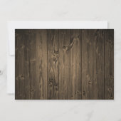 カウボーイブーツヒマワリブライダルシャワー招待状 招待状 (裏面)