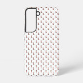 カウボーイブーツピンクの茶色の紫色の星模様 SAMSUNG GALAXYケース (裏面)