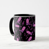 カウボーイブーツミュージックノートマグ マグカップ (正面左)