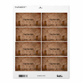 カウボーイブーツラベル ラベル (フルシート)