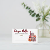 カウボーイブーツレッドおむつラッフルチケット エンクロージャーカード (スタンド正面)