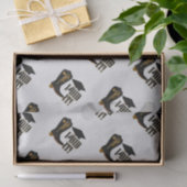 カウボーイブーツ卒業キャップと卒業証書 薄葉紙 (ギフト)