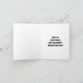 カウボーイブーツ卒業 カード (内部)