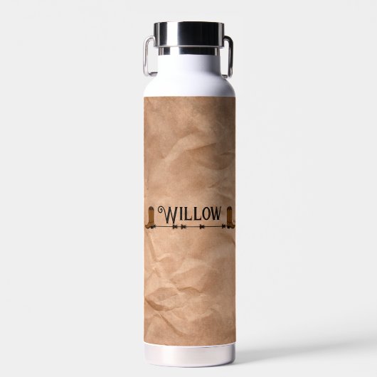 カウボーイブーツ名 ウォーターボトル (正面)