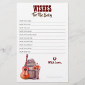 カウボーイブーツ赤ちゃんシャワーゲーム (正面)