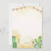 カウボーイブーツ ウェスタン ご招待状 招待状 (裏面)