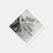 カウボーイブーツ&サンフラワーズブライダルシャワー スタンダードカクテルナプキン (角)