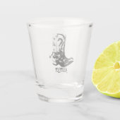 カウボーイブーツ ショットグラス (裏面)