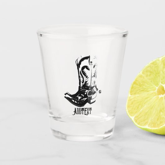 カウボーイブーツ ショットグラス (正面)