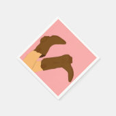 カウボーイブーツ スタンダードカクテルナプキン (角)