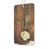 カウボーイブーツ、デイジー、馬ビット西結婚の カーエアーフレッシュナー (左)