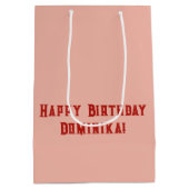 カウボーイブーツ、ハウディーオールブーツサンフラワー ミディアムペーパーバッグ (裏面)