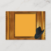 カウボーイブーツ&ハット エンクロージャーカード (裏面)