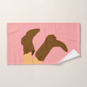 カウボーイブーツ バスタオルセット (ハンドタオル)