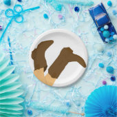 カウボーイブーツ ペーパープレート (パーティー)