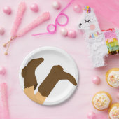 カウボーイブーツ ペーパープレート (パーティー)