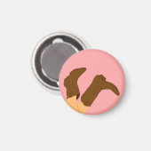 カウボーイブーツ マグネット (正面/裏面)