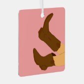 カウボーイブーツ メタルオーナメント (正面右)