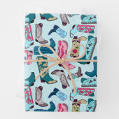 カウボーイブーツ ラッピングペーパーシート (インサイチュ)