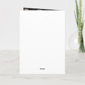 カウボーイブーツ&ロープお祝いのライフカード カード (裏面)