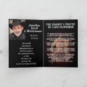 カウボーイブーツ&ロープお祝いのライフカード カード (内部)