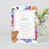 カウボーイブーツ&ワイルドフラワーブライダルシャワー 招待状 (スタンド正面)