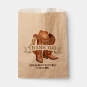 カウボーイブーツ、帽子、投げ縄 フェイバーバッグ (正面)