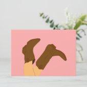 カウボーイブーツ 招待状 (スタンド正面)