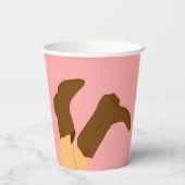 カウボーイブーツ 紙コップ (裏面)