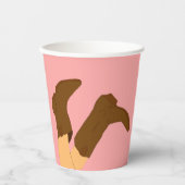 カウボーイブーツ 紙コップ (正面)