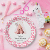 カウボーイブーツ&結婚ズドレスブライダルシャワー ペーパープレート (パーティー)