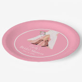 カウボーイブーツ&結婚ズドレスブライダルシャワー ペーパープレート (アングル)