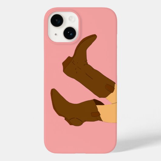 カウボーイブーツ Case-Mate iPhoneケース (裏面)