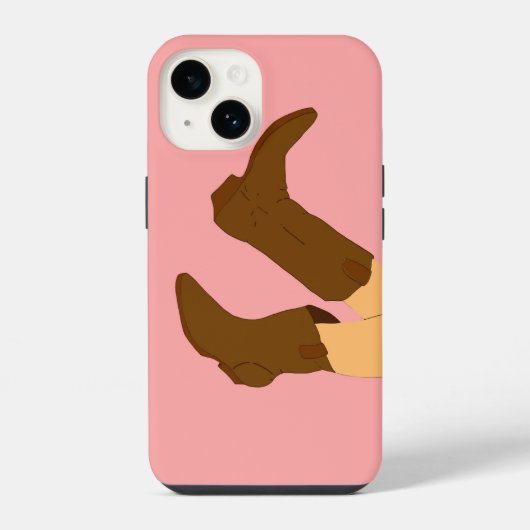 カウボーイブーツ iPhoneケース (裏面)