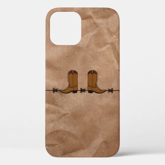 カウボーイブーツ iPhone 12 ケース Case-Mate iPhoneケース (裏面)
