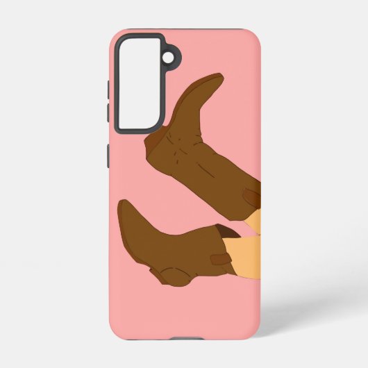 カウボーイブーツ SAMSUNG GALAXYケース (裏面)