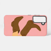カウボーイブーツ SAMSUNG GALAXYケース (裏面横)
