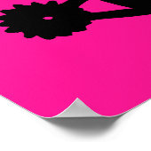 カウボーイブートシルエット ポスター (角)