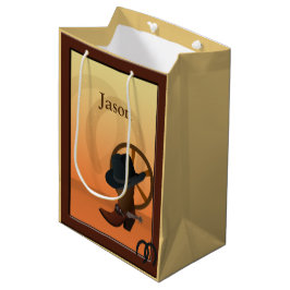 カウボーイブートデザインMGB ミディアムペーパーバッグ