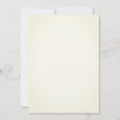 カウボーイブートホワイトデイジーウェスタンキンセアニェラパーティー 招待状 (裏面)