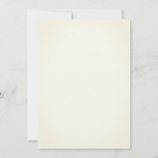 カウボーイブートホワイトデイジーウェスタンキンセアニェラパーティー 招待状 (裏面)