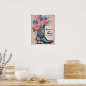 カウボーイブートポスター ポスター (キッチン)