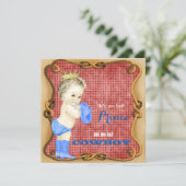 カウボーイプリンス赤ちゃんシャワー 招待状 (スタンド正面)